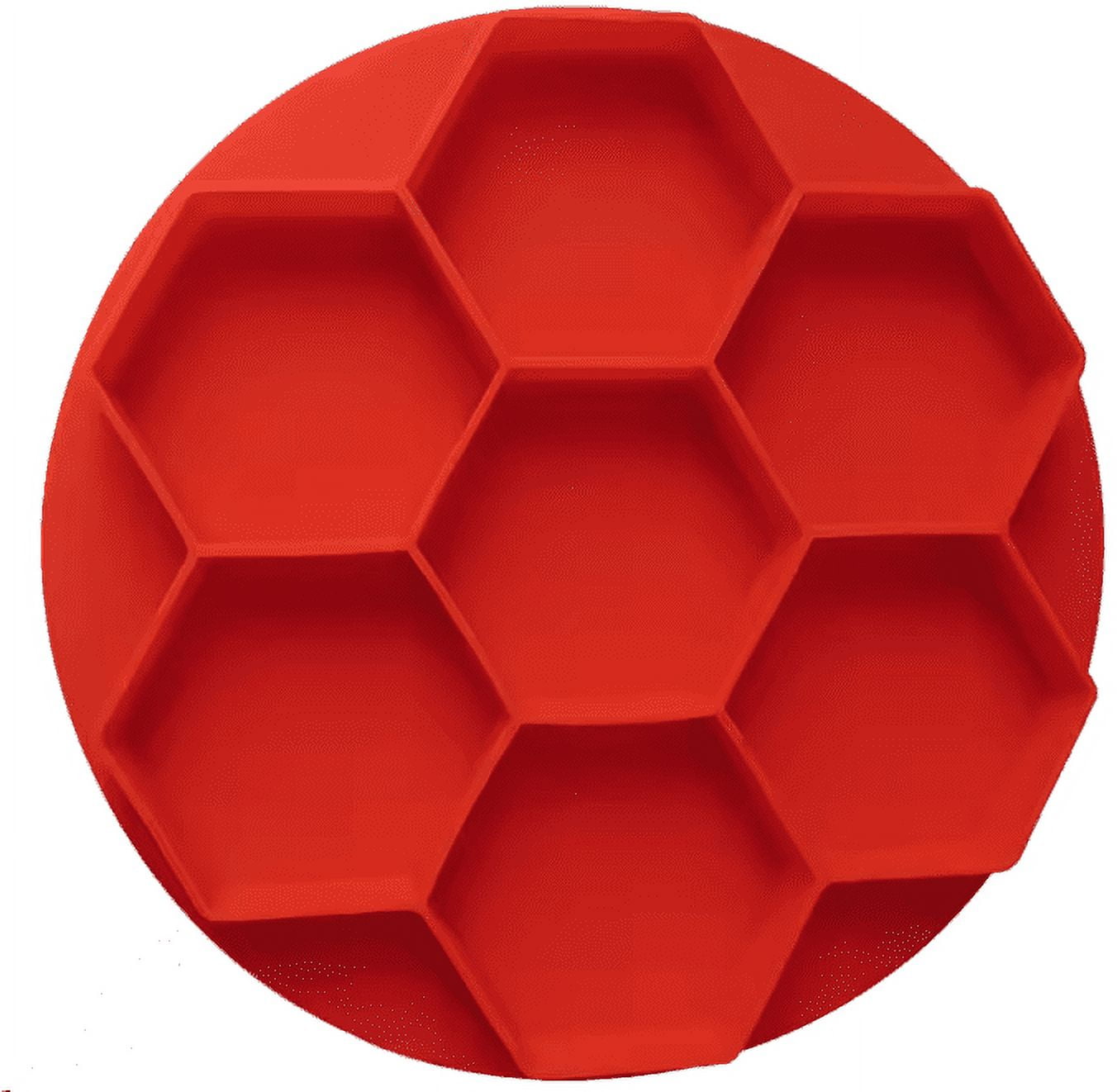 Silicone Mould 7 Patty No Stick Hamburger Patty Storage Container Food