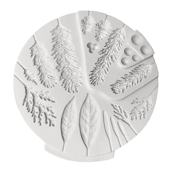 Silicone Mould Pine Branch Pinecones Fondant Molds For Cake Decorating Cupcake