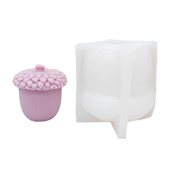 Silicone Mould Pinecone Candle Molds Pine Cone Shape Concrete Plaster Molds Craft Supplies for Table Home Decorations