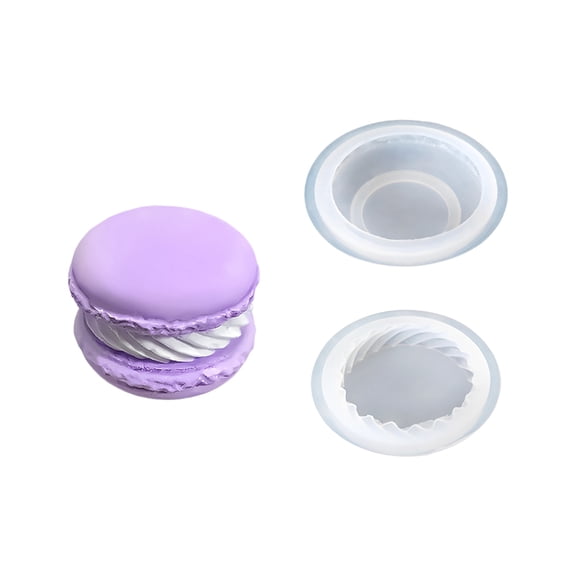 Silicone Mould for Baking Macarons Chocolate Desserts Heart Round Designs Kitchen Accessory