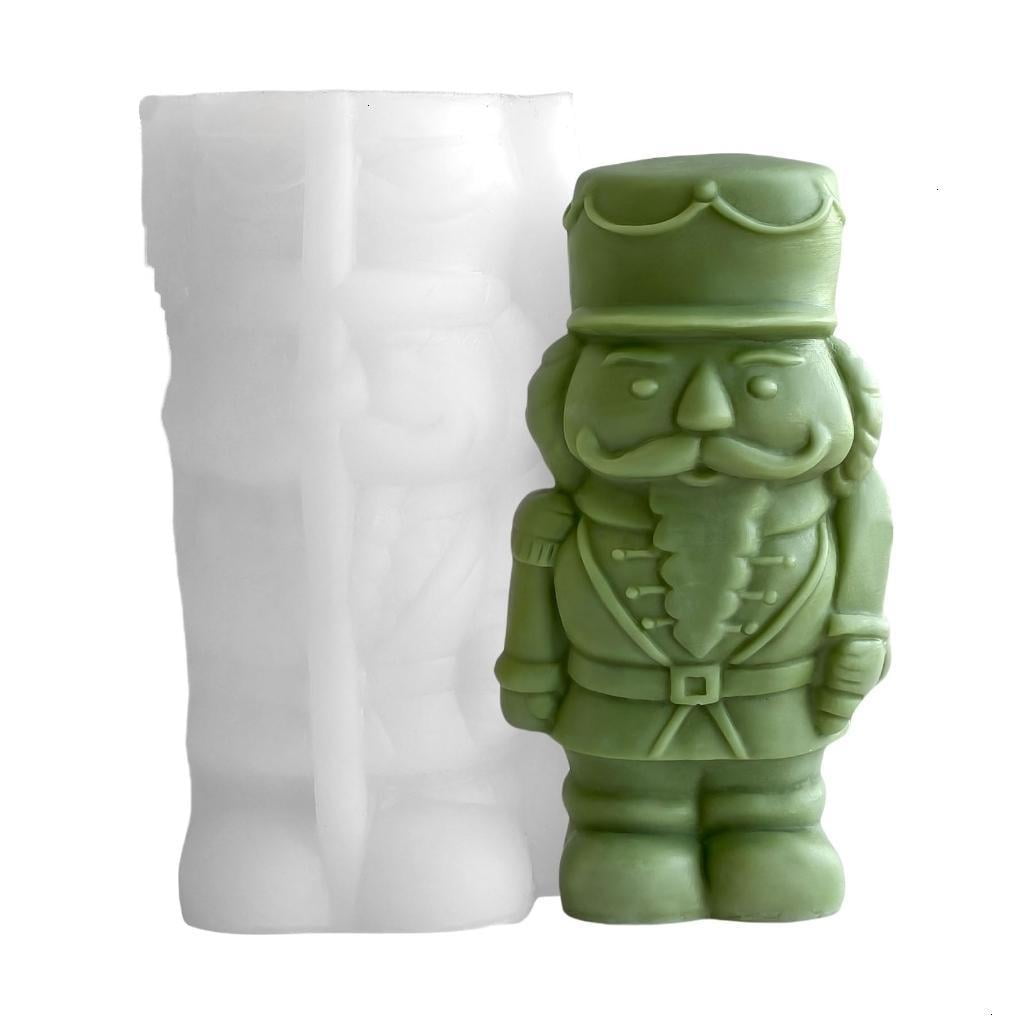 Silicone Moulds 3D Walnuts Soldier Candle Molds Epoxy Resin Molds Plasters Molds