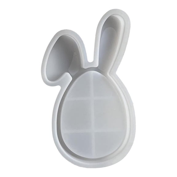 Silicone Moulds Casting Moulds for Easter Bunny Resin Epoxy Casting Making Jewellery Holder Tray Molds Crafts DIY Decor Spring Ornaments and Holiday Gift Making