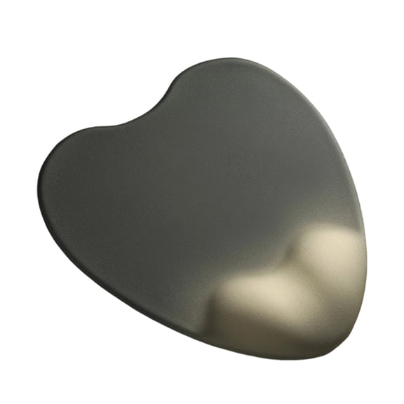 Silicone Mouse Pad with Wrist Cushion Breathable Heart Shape Computer Mouse Pad Wrist Rest Pad for Computer Laptop