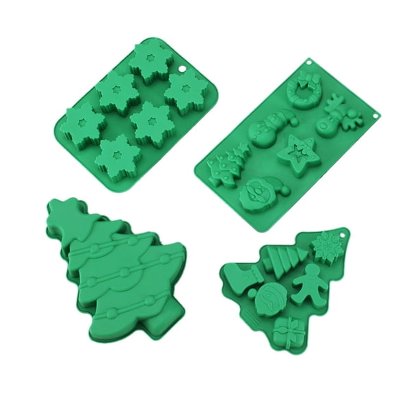 Silicone Mousse Mould Christmas Themed Silicone Molds Chocolate Mold Baking Accessories for Baking Cake