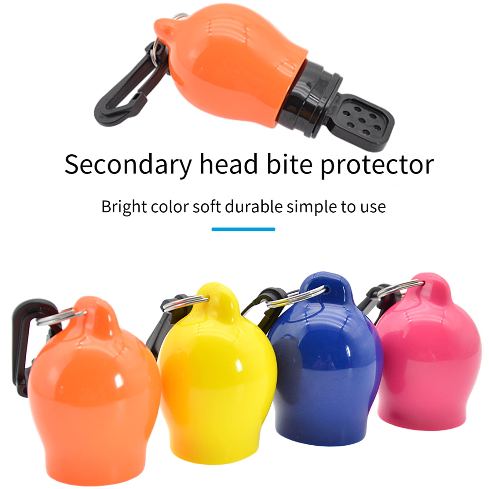 Silicone Mouthpiece Cap Scuba Diving Accessories with Snap Clip Mini