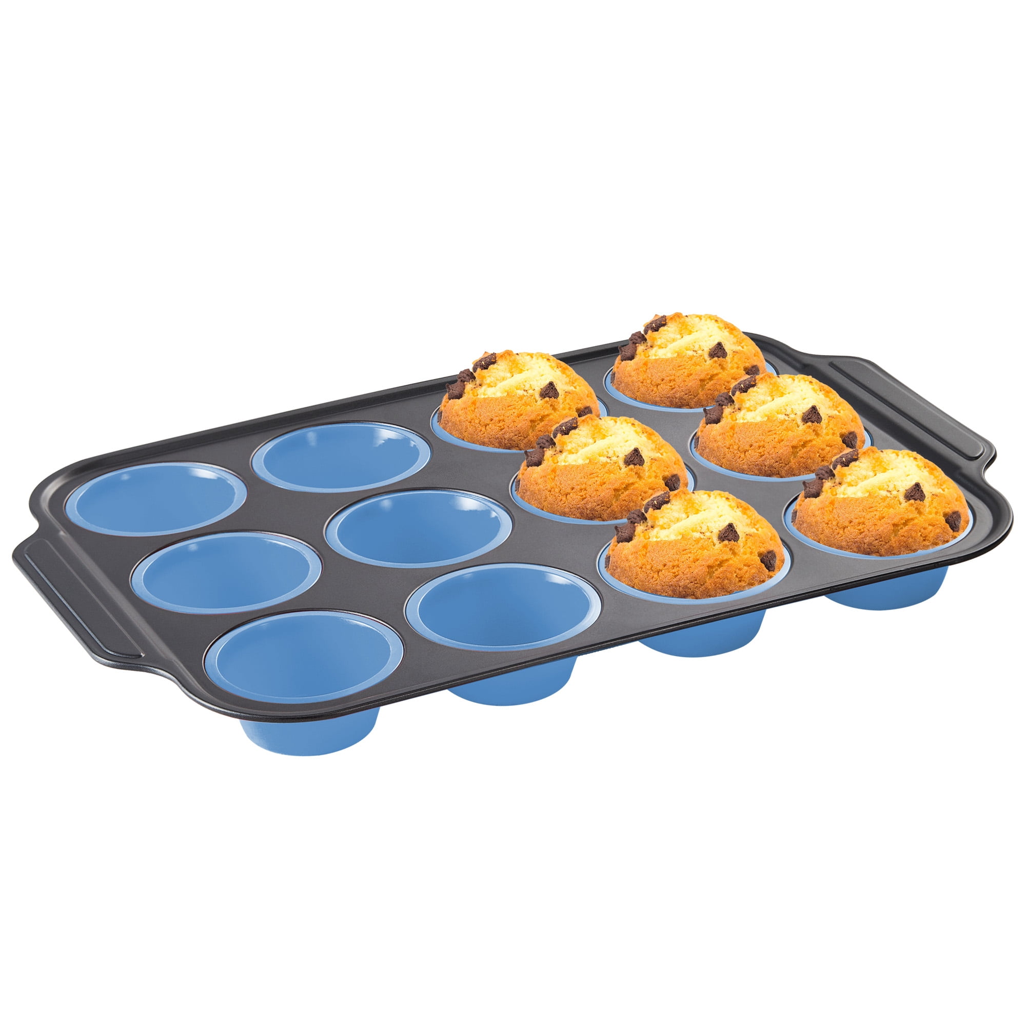 YOYTOO Silicone Mini Muffin Pans 24 Cups Non-stick Muffins Pan