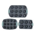 thumbnail image 1 of Silicone Muffin Pan - Non-Stick Cupcake & Donut Baking Mold, Heat Resistant & Dishwasher Safe, 1 of 7