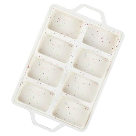 Silicone Muffin Pan, Silicone Cupcake Pan, White Silicone Loaf Pan with Metal Frame , Non,Stick for Muffins & Baking , Oven Safe & Easy Clean, by Goohae