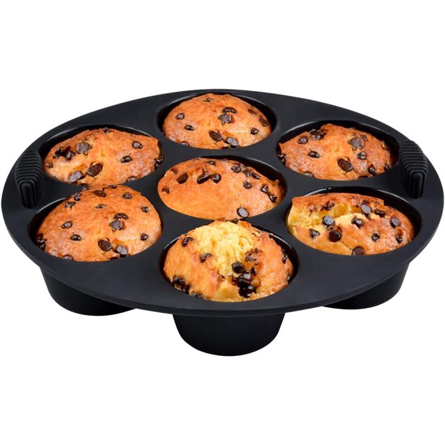 Silicone Muffin Pan for Air Fryer, Oven, Instant Pot 8.4 inch Reusable