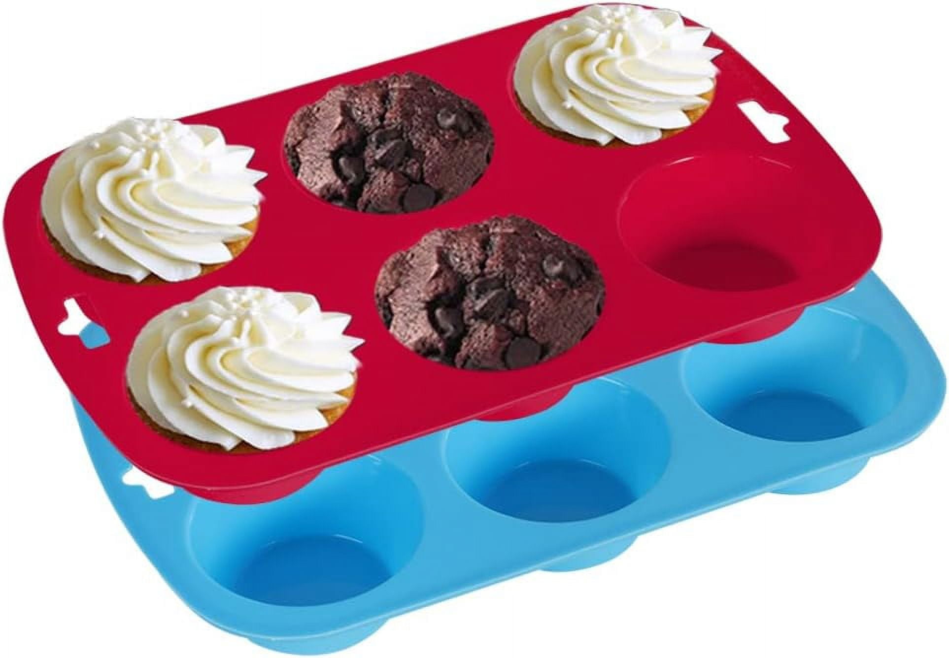 Large silicone muffin tray hot sale