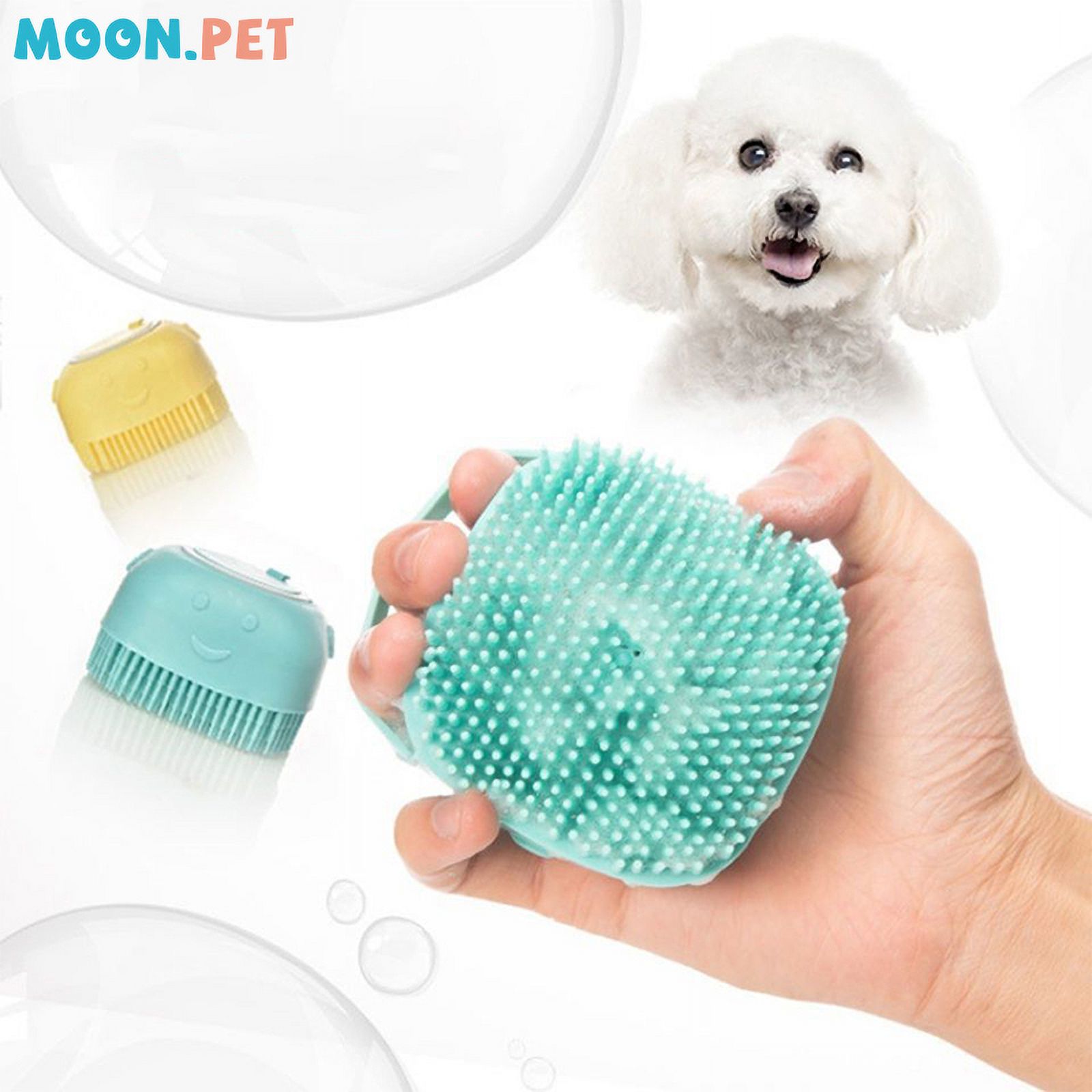Silicone Multi-Functional Gentle Pet Bath Brush - Perfect for Your