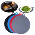 thumbnail image 1 of Silicone Multi-Purpose 8.5" - Pot Holders Non-Stick Turntable Mat for Kitchen, Microwave Mat, Protect from Spill Overs, Splatter Guard, Hot Pads, 1 of 8