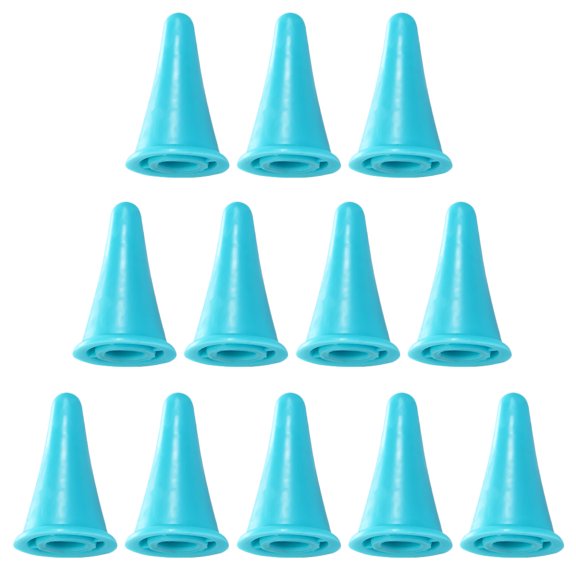 STRANDCHIC 24Pack Knitting Needle Cap Round Blue Protect