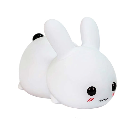 Silicone Night Light Touch Control Lamp With Soft Eye-Caring Light, Flexible Squeezable Material And Portable Design For Bedroom And Kids Nursery, 4.7In X 3.9In 0.3Lb