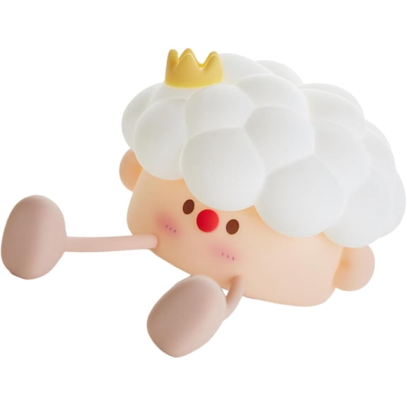 Silicone Night Light for Kids with Touch Sensor & Dimmable Glow, Rechargeable Nursery Lamp