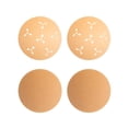 thumbnail image 1 of TELOLY Silicone Nipple Covers 2 Pairs,Non Adhesive Reusable Breathable Nipple Pasties, 1 of 5