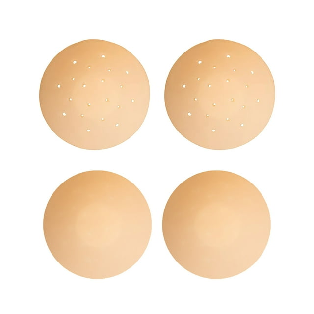 Silicone Nipple Covers with Sticky Adhesive, Reusable, Comfortable