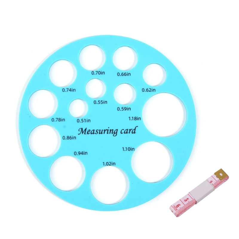 Silicone Nipple Measuring Card Breast Pump Flange Circle Ruler Sizing ...