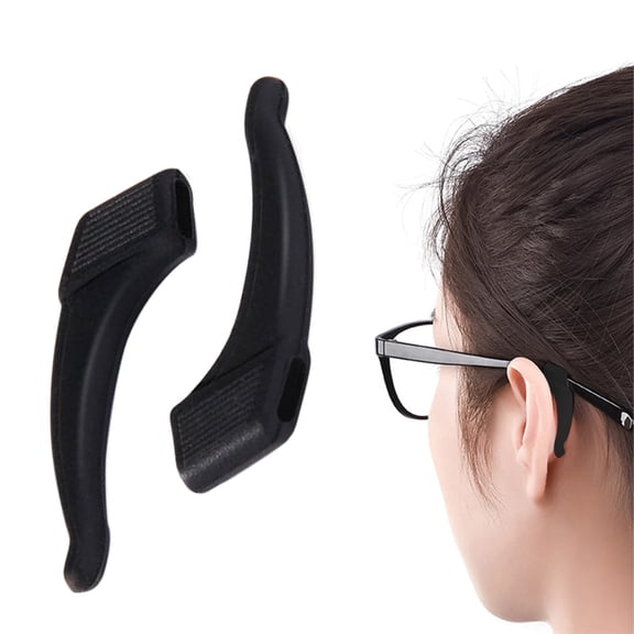 Silicone Non-Slip Glasses Grips, Eyeglass Retainer and Anti-Slip Ear Hooks for Cozy Home Use