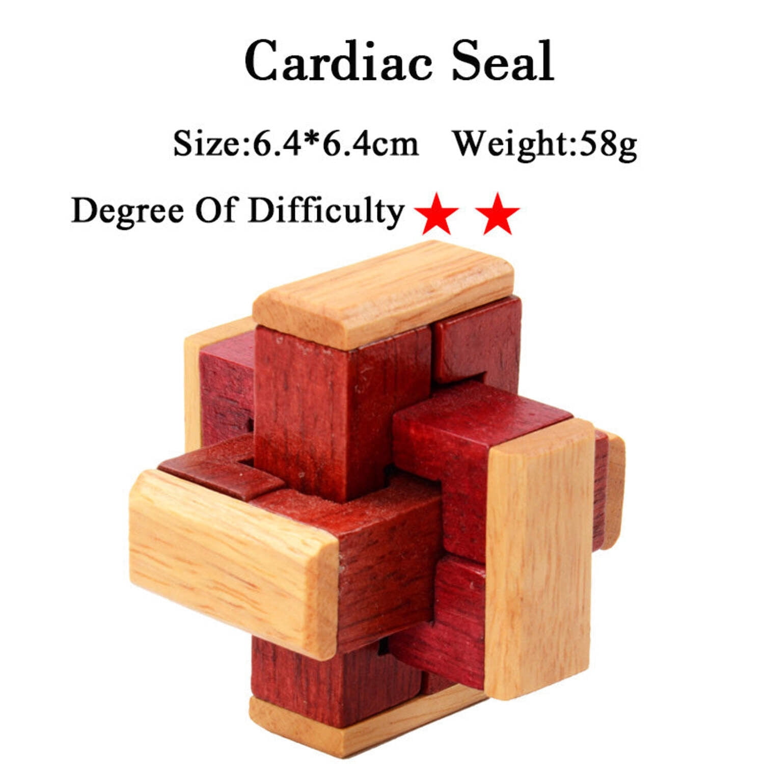 Kongming lock bamboo educational toy - Walmart.com