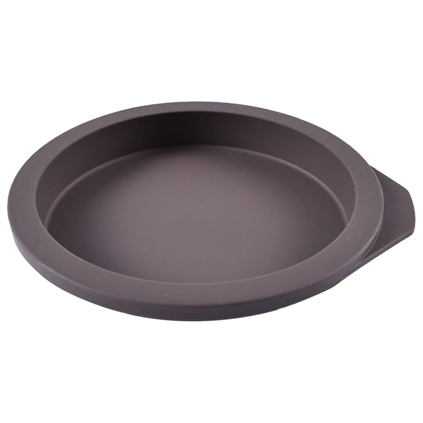 Silicone Non Stick Round Cake Tray Baking Tray Mini Hamburger Baking Tray Black