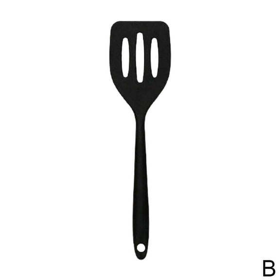 Silicone Nonstick Fish Slice Egg Slotted Turners Kitchens Cooking B8L1 L7S9