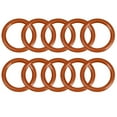 thumbnail image 1 of Silicone O-Ring 17mmx12.2mmx2.4mm VMQ Seal Rings Sealing Gasket Red 10PCS, 1 of 3