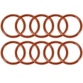 thumbnail image 1 of Silicone O-Ring 23mmx19mmx2mm VMQ Seal Rings Sealing Gasket Red 10PCS, 1 of 3