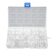 Silicone O-Ring Kit, 225pcs Metric Sealing Rings Assortment Set White