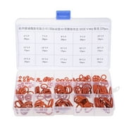 Silicone O-Ring Kit, 225pcs Metric Sealing Rings Assortment Set