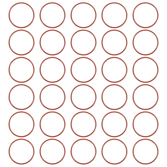 Silicone O-Ring Metric VMQ Sealing Gasket Replacement 50A Durometer for Plumbing Compressor Faucets Valves 44mm x 48mm x 2mm