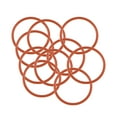 thumbnail image 1 of Silicone O-Rings 16mm OD, 14mm Inner Diameter, 1mm Width, Seal Gasket Red 10pcs, 1 of 3