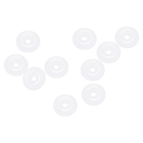 Silicone O-Rings 6mm OD, 1.2mm Inner Diameter, 2.4mm Width, Seal Gasket White 10pcs