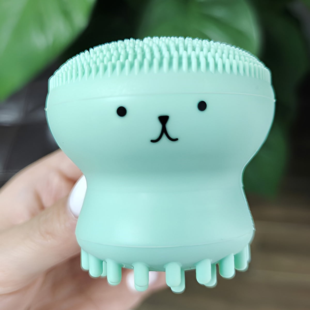 Silicone Octopus Facial Cleansing Brush Handheld Face Brush and
