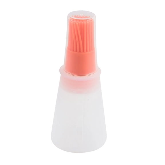Silicone Oil Bottle Brush Oil Dispenser Bottle With Barbecue Brush Portable Outdoor BBQ Accessories Kitchen Baking Gadget