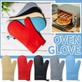 thumbnail image 1 of Silicone Oven Gloves 2-piece Set, Heat-resistant Oven Gloves With Soft, Kitchen Accessories, 1 of 4