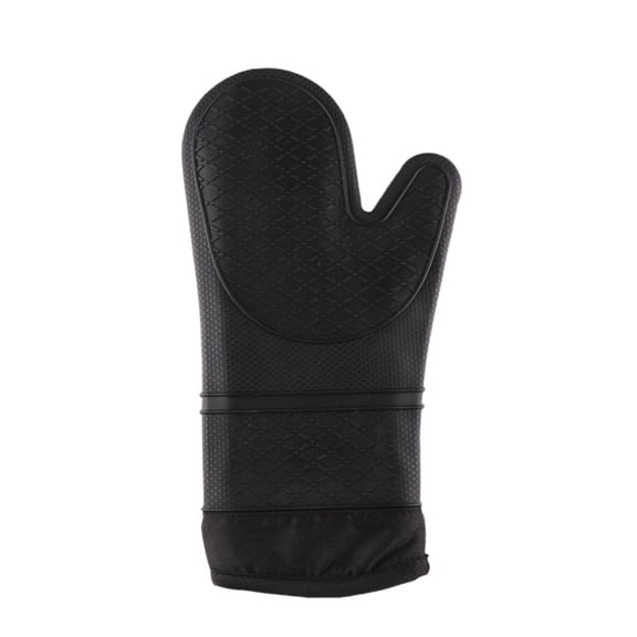 Silicone Oven Gloves, Heat Resistant Baking Mitts for Grilling, Non Slip Kitchen Mitts for Handling Hot Pots, Soft & Easy to Clean