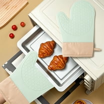 Silicone Oven Mitts & Microwave Gloves - Heat Resistant Kitchen Baking Gloves for Hot Pans & Bowls | Non-Slip Thickened Design | 1 pc