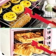thumbnail image 1 of Silicone Oven Rack Push Pull Tool with Longer Handle & Hook | Shelf Puller for Air Fryer, Toaster Oven & Conventional Oven | Cool Kitchen Gadget & Accessory for Safe Appliance Handling, By Safeglitz, 1 of 8