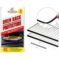 thumbnail image 1 of Silicone Oven Rack Shield Guard, Extra Long 22” Black (2 Pack) - Heat Resistant Oven Rack Protectors - Prevents Hand and Arm Burns, Food Grade Cover, 1 of 6