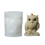 Silicone Owl Candle Mold for Handmade Crafts with Multiple Sizes and Multi-Functional Use
