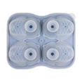 thumbnail image 1 of Silicone Owl Ice Tray Silicone Owl Ice Cube Mold with Funnel Lid 4 Grids for Whiskey Cocktails Drinks Novelty Animal-shaped Ice Cubes Easy Release, 1 of 8