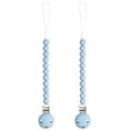 thumbnail image 1 of Silicone Pacifier Clips for Boys and Girls, by Comfy Cubs (Sky Blue, Pack of 2), 1 of 3