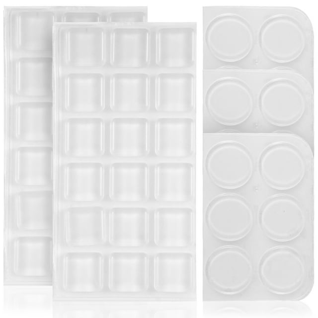 Qnmwood 54 Clear Door Bumpers Self Adhesive Rubber Pads for