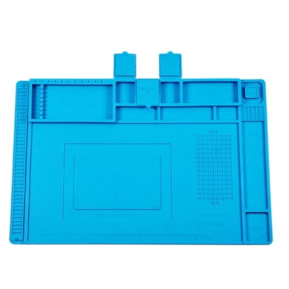 Silicone Pad Desk Platform Silicone Table Mat for Soldering Station Iron Phone PC Repair Mat Magnetic Heat Insulation