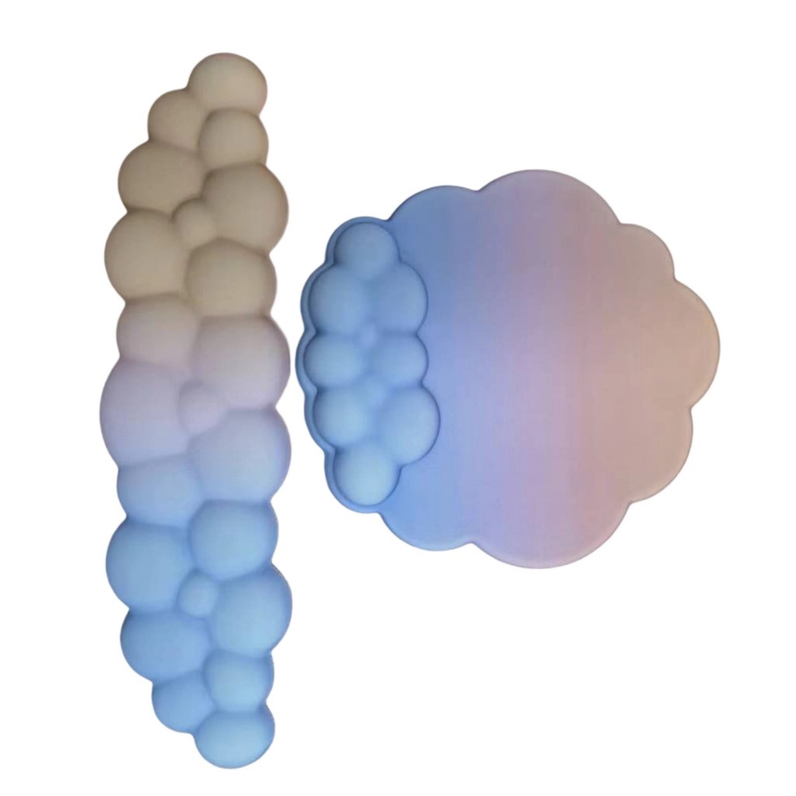 Silicone Pad Wrist Rest Support Pad Cloud Pad Ergonimic Keyboard Cloud Wrist Rest Set 3PCS