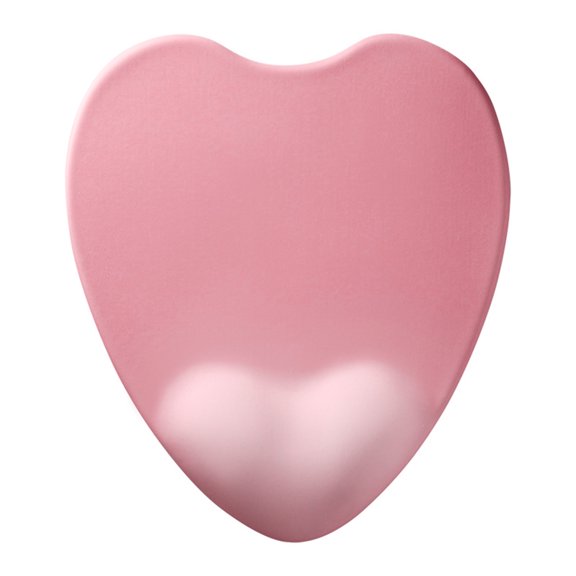 Silicone Pad with Wrist Cushion Breathable Heart Shape Computer Pad Wrist Rest Mat for Computer Laptop