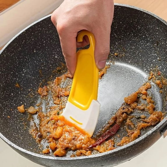 Silicone Pan Scraper Dish Cleaning Spatula Dish Scraper Non Stick ...