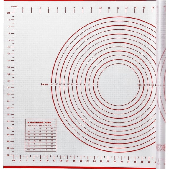 Kandani, Silicone Pastry Mat, 28x20, Extra Large Baking Mat - Walmart.com