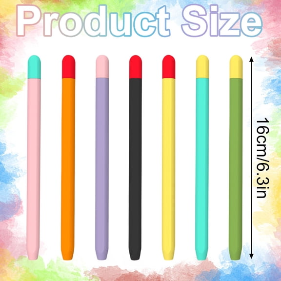 Silicone Pen Grip Case, Protective Color Mix Sleeve with Sensitivity